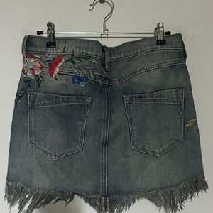 Express jean skirt